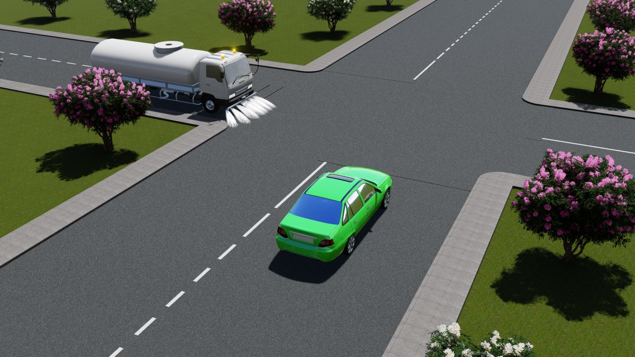 Qaysi transport vositasining haydovchisi birinchi navbatda harakatlanish ustunligiga ega? — YHQ savoli uchun rasm