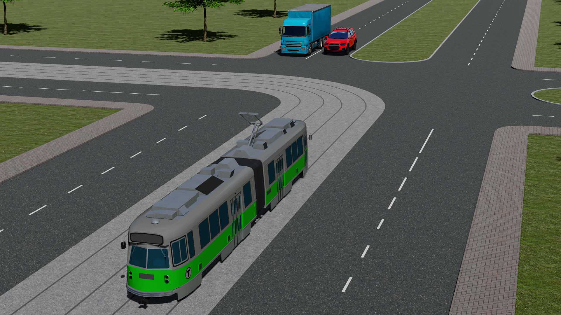 Qaysi transport vositasining haydovchisi yo'l berishi kerak? — YHQ savoli uchun rasm