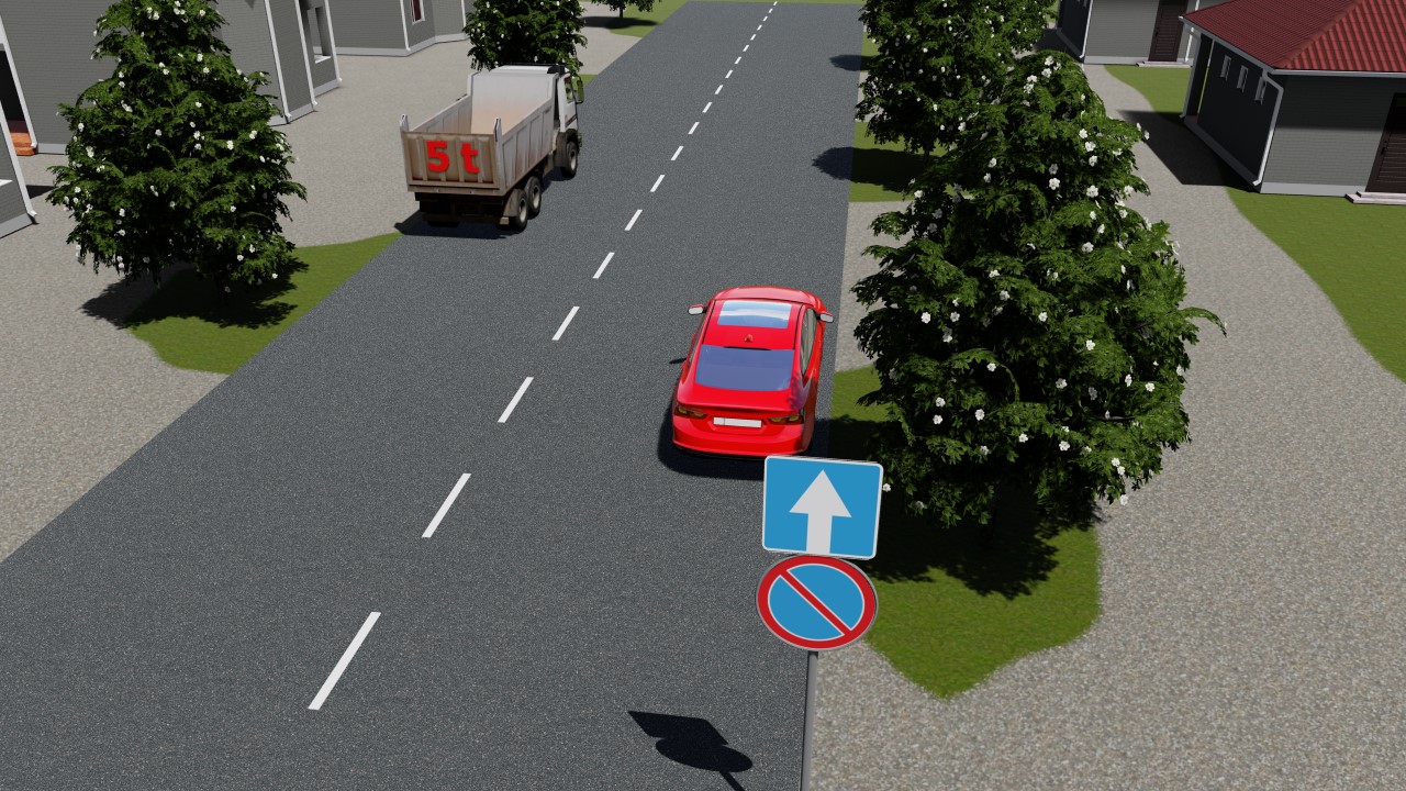 Qaysi transport vositalarining haydovchilari to'xtab turish qoidasini buzdilar? — YHQ savoli uchun rasm