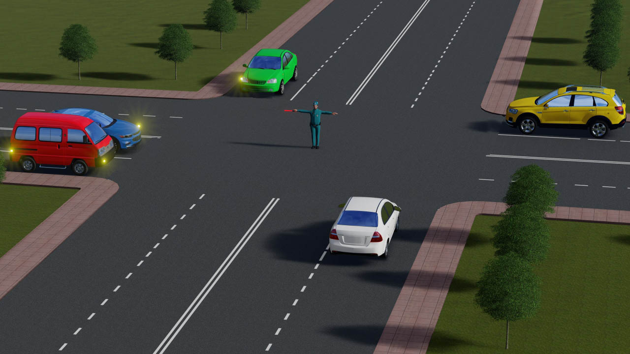 Qaysi transport vositalariga harakatlanish ruxsat etiladi? — YHQ savoli uchun rasm