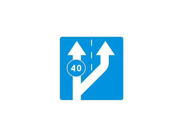 Haydovchi, agar uning transport vositasi 40 km/soatga teng yoki undan ortiq tezlik bilan balandlikka chiqa olmasa, nima chora ko'rishi kerak? — YHQ savoli uchun rasm