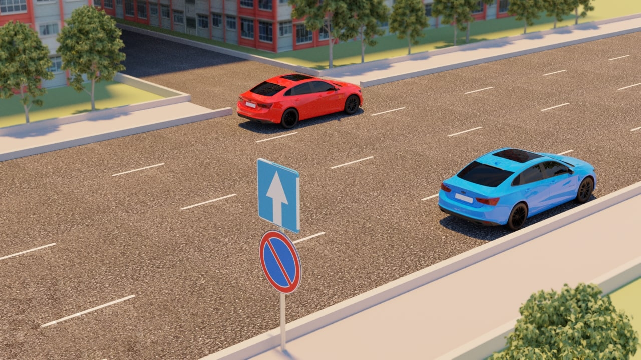 To'xtash qoidasini qaysi transport vositasining haydovchisi buzdi? — YHQ savoli uchun rasm