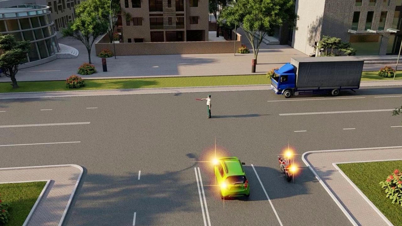 Qaysi transport vositasiga harakatlanish taqiqlangan? — YHQ savoli uchun rasm