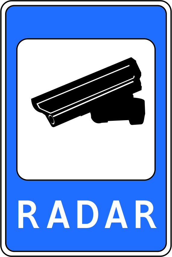 5.43 Radar — yo'l belgisi